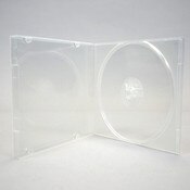 Clear poly Single Slimline CD Case.